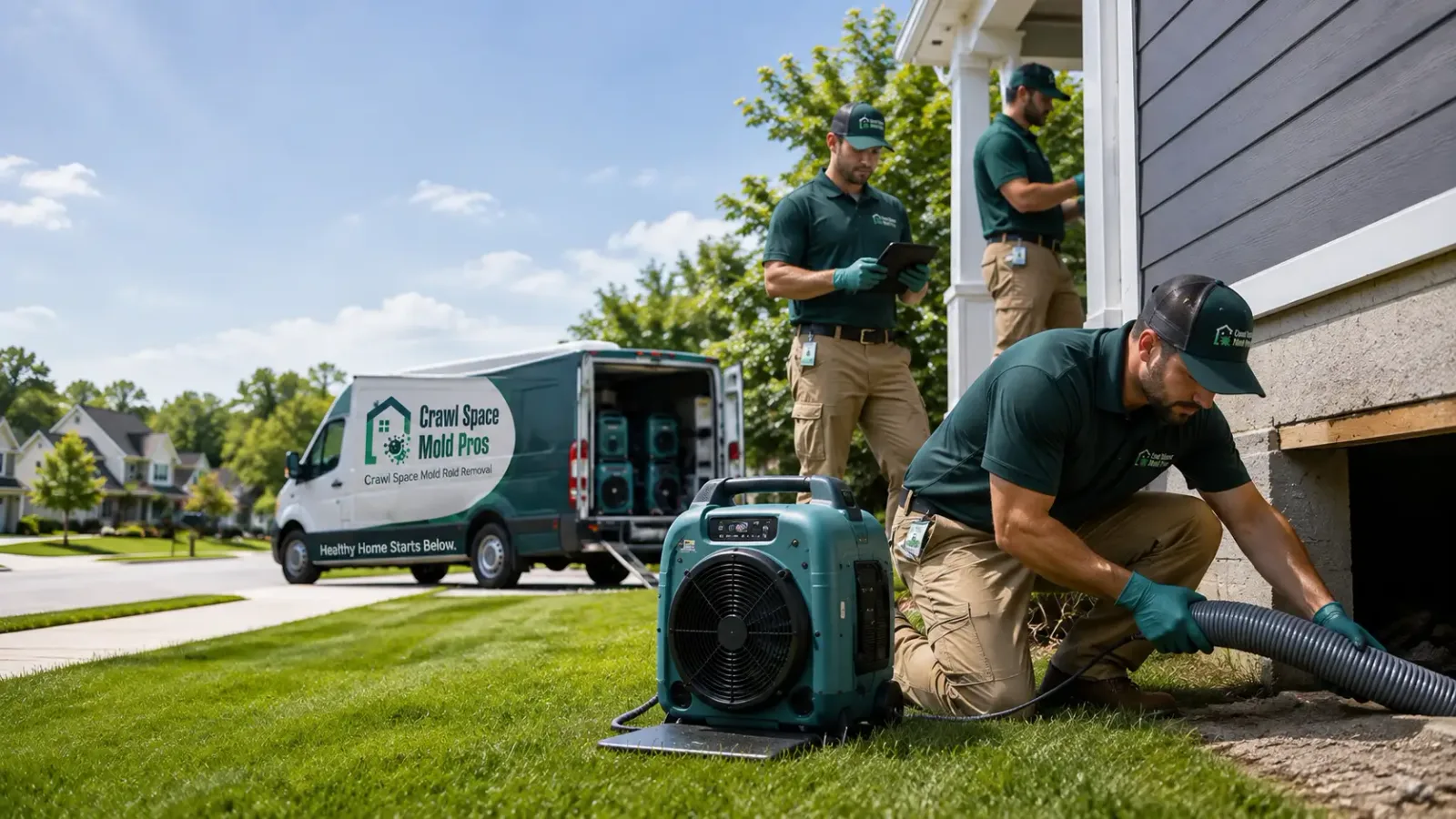 Crawl Space Mold Removal in Big Bend, WI